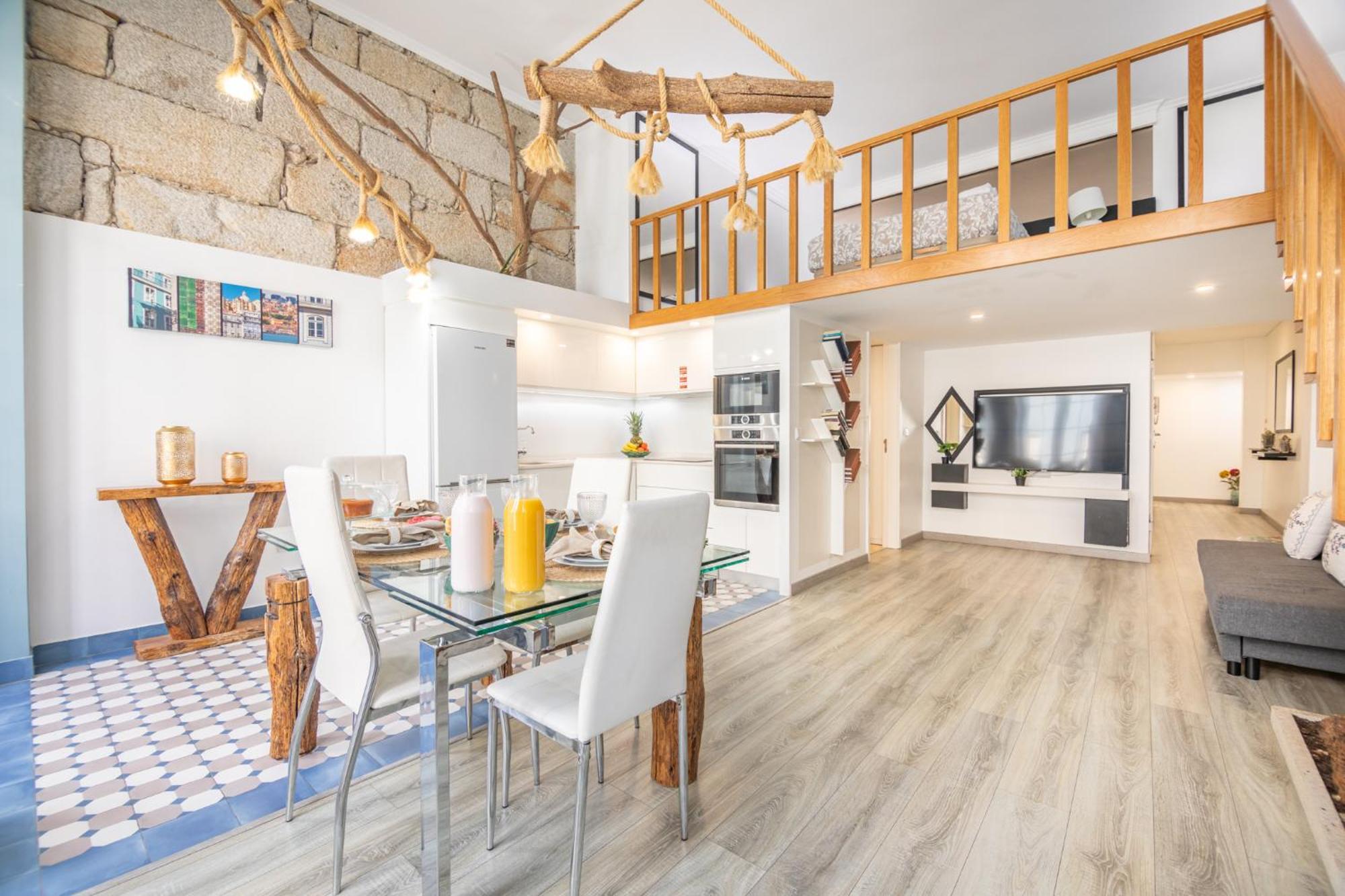 ポルトDeluxe Spacious Flats W Mezzanine By Host Wiseアパートメント 部屋 写真
