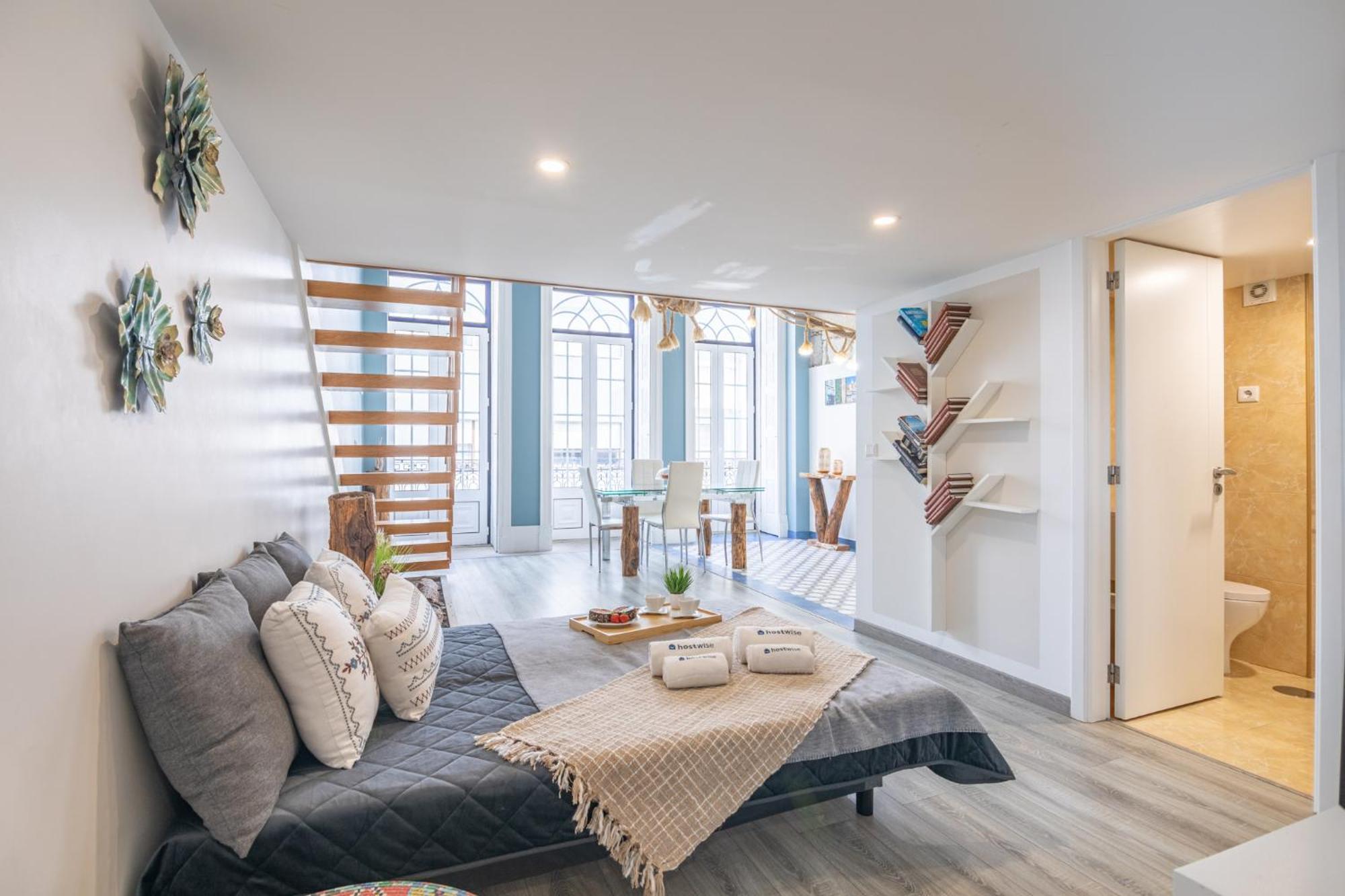 ポルトDeluxe Spacious Flats W Mezzanine By Host Wiseアパートメント 部屋 写真