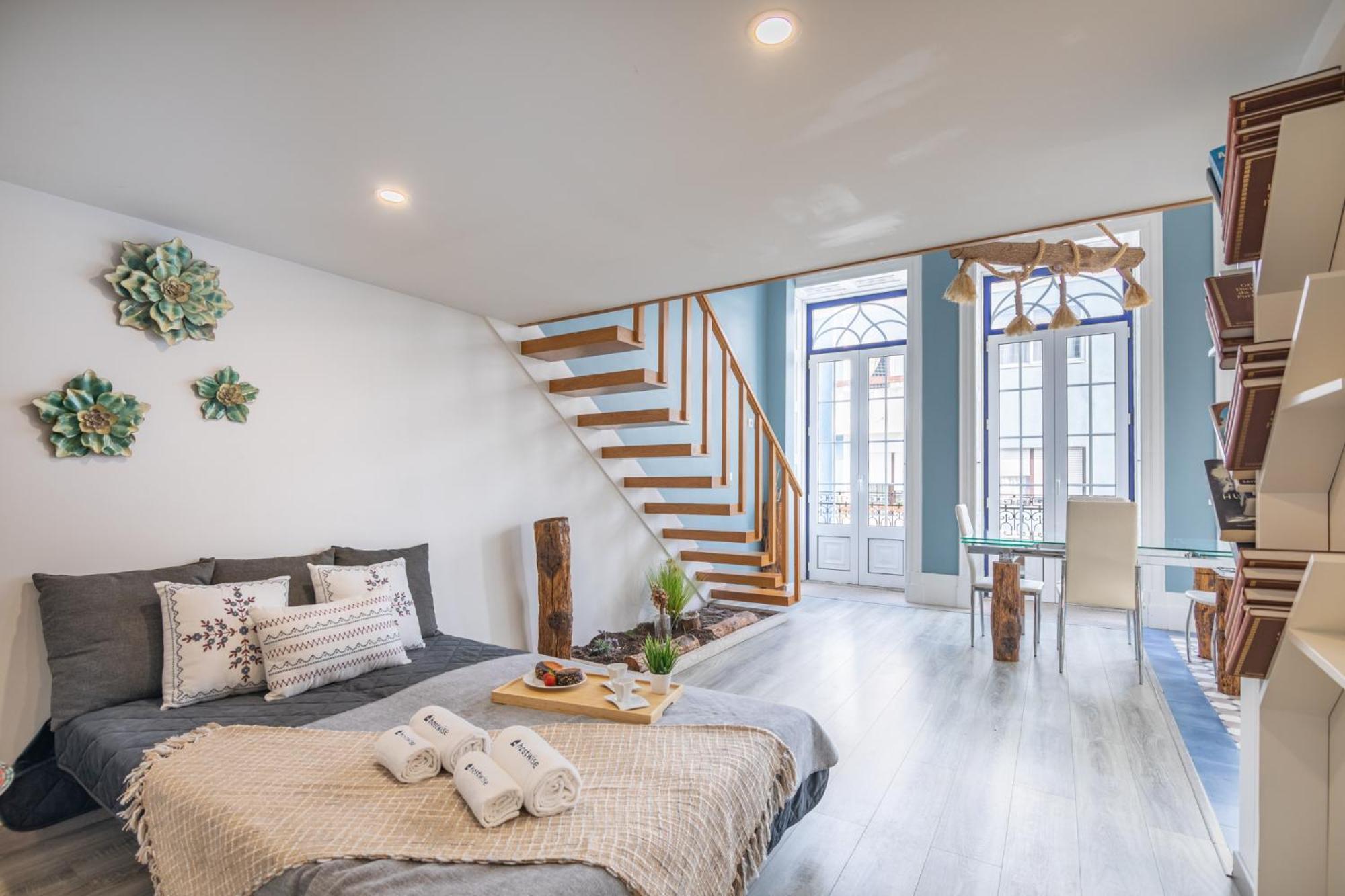 ポルトDeluxe Spacious Flats W Mezzanine By Host Wiseアパートメント 部屋 写真